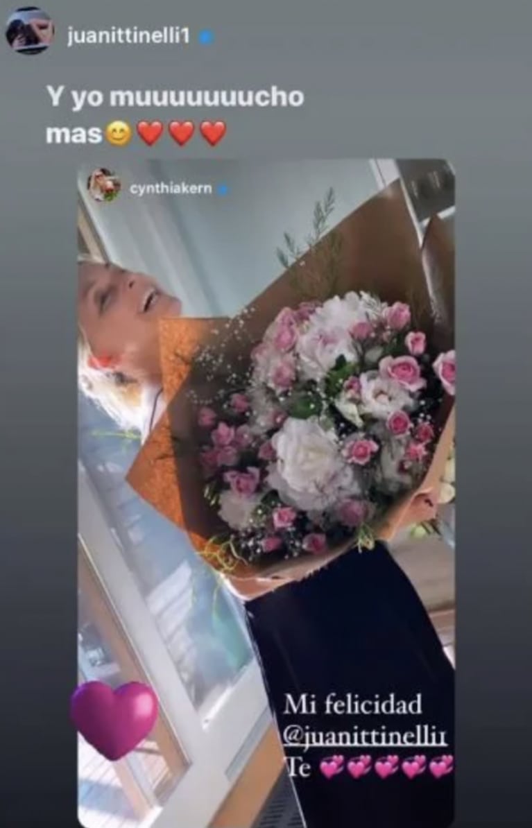 El tierno regalo que Juanita Tinelli le hizo a la mamá de su novio: "Mi felicidad, te amo"