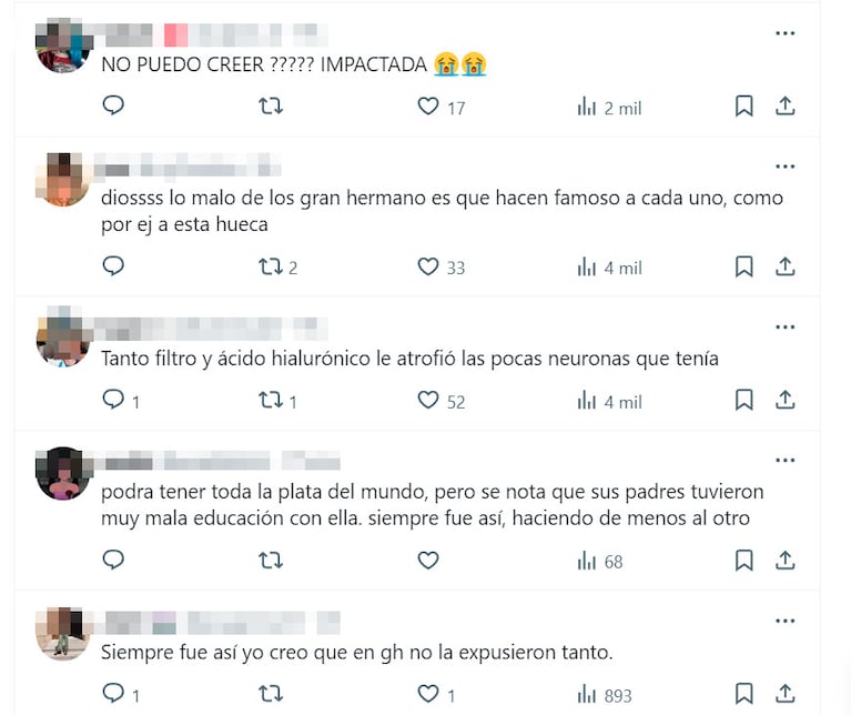 El tremendo comentario racista de Zoe Bogach por el que la funaron en redes