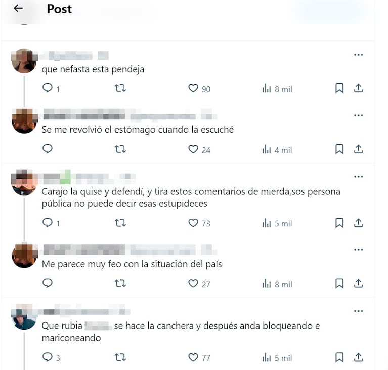 El tremendo comentario racista de Zoe Bogach por el que la funaron en redes