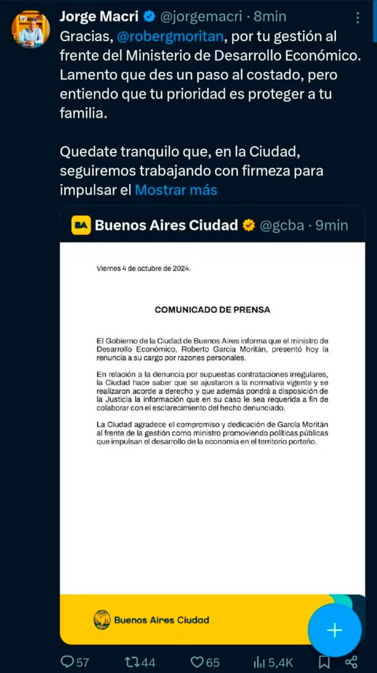 El tremendo enojo de Roberto García Moritán con el notero de LAM: “Se están zarpando”