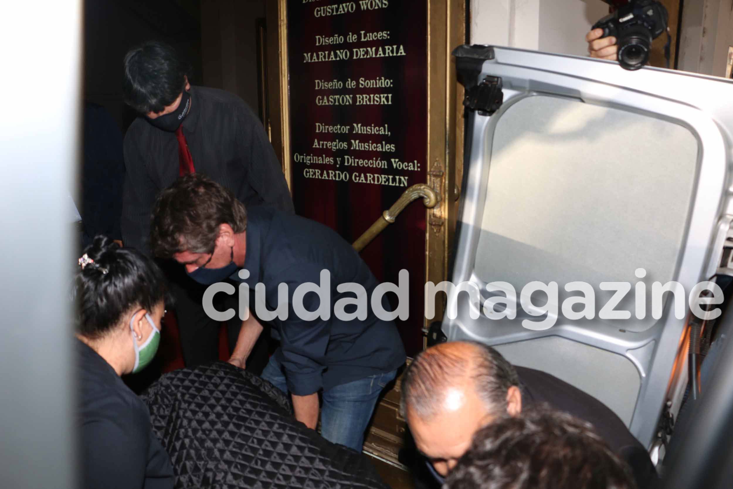 El último adiós a Carlín Calvo en el teatro Liceo. (Foto: Movilpress)