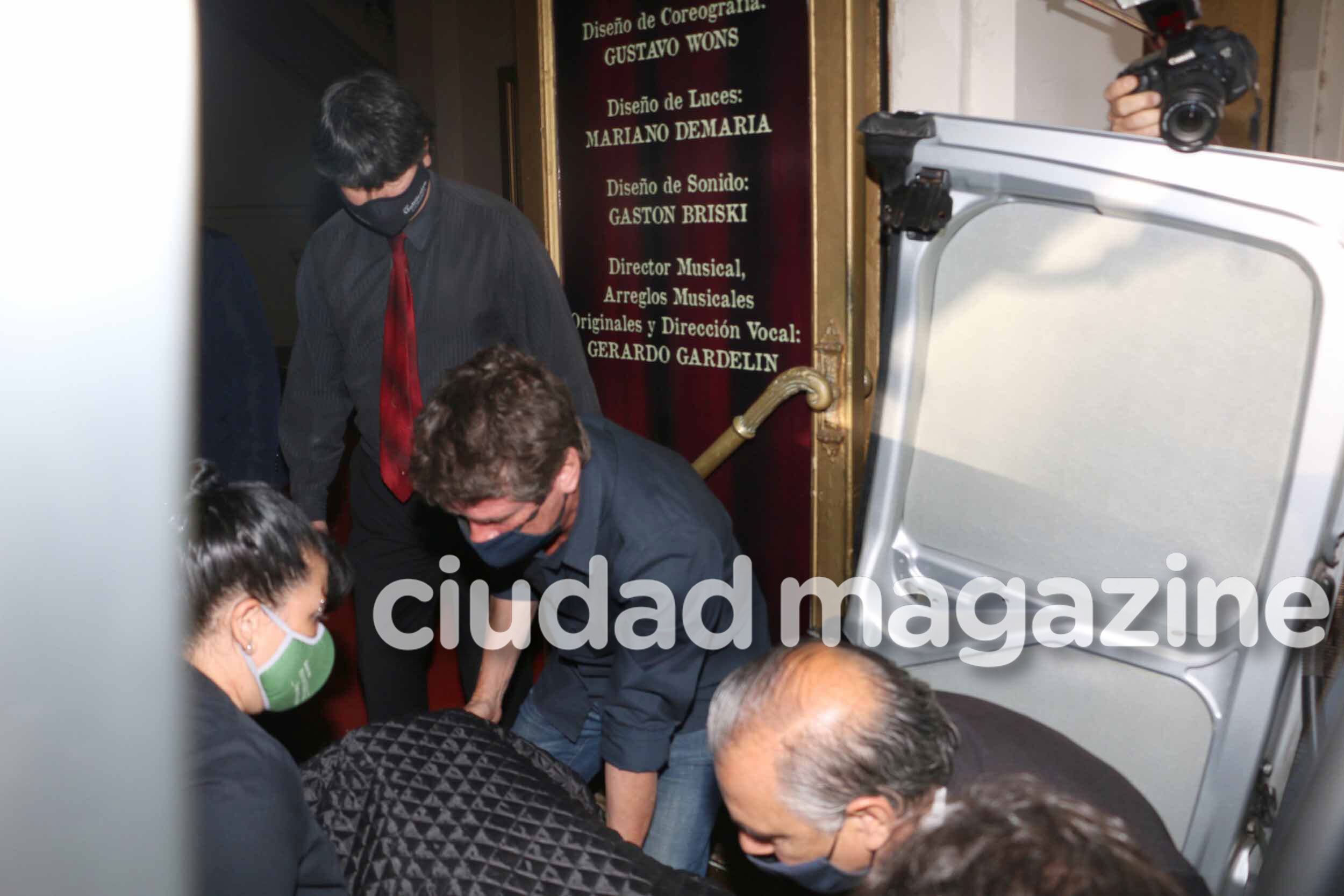 El último adiós a Carlín Calvo en el teatro Liceo. (Foto: Movilpress)