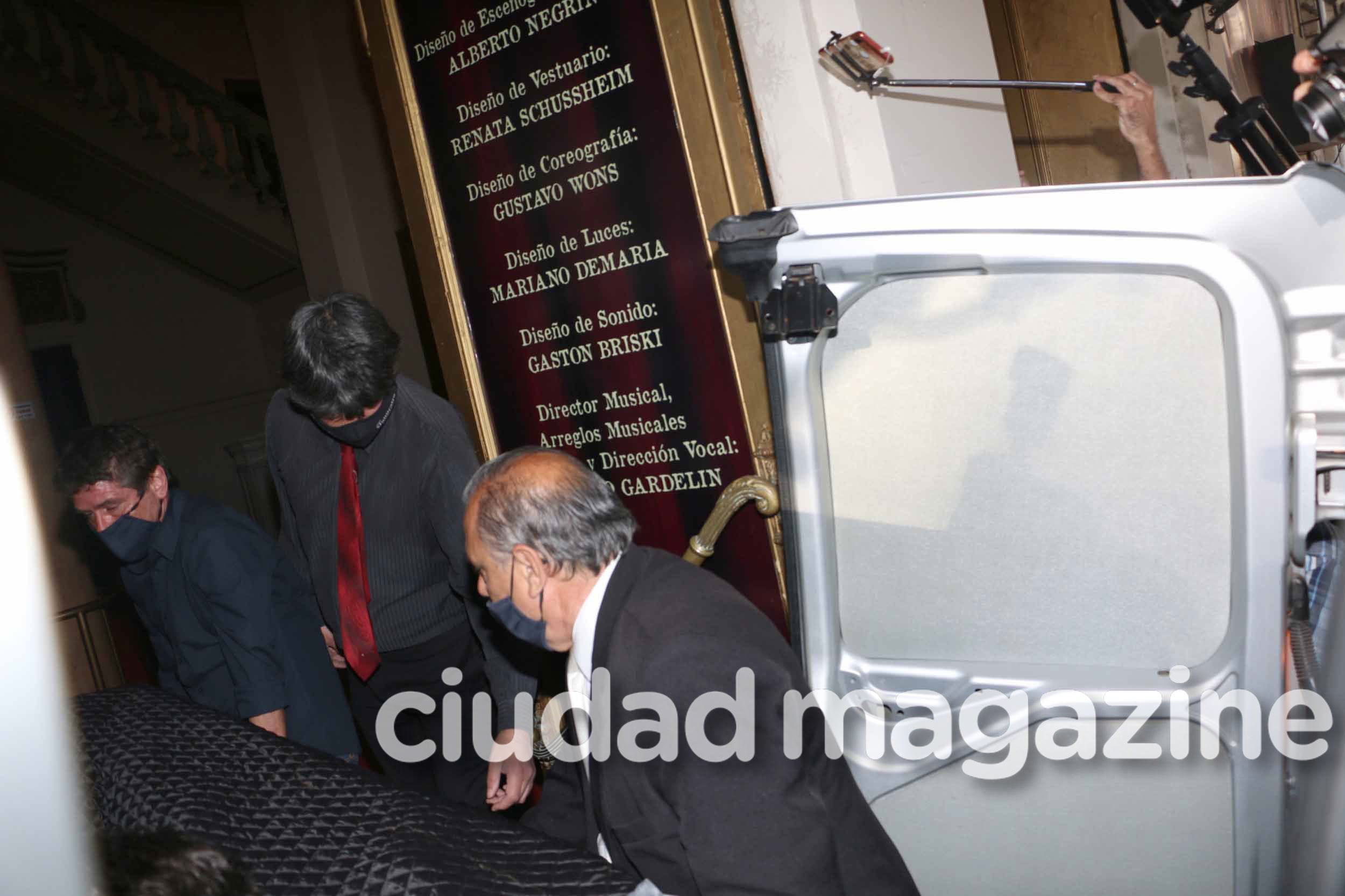 El último adiós a Carlín Calvo en el teatro Liceo. (Foto: Movilpress)