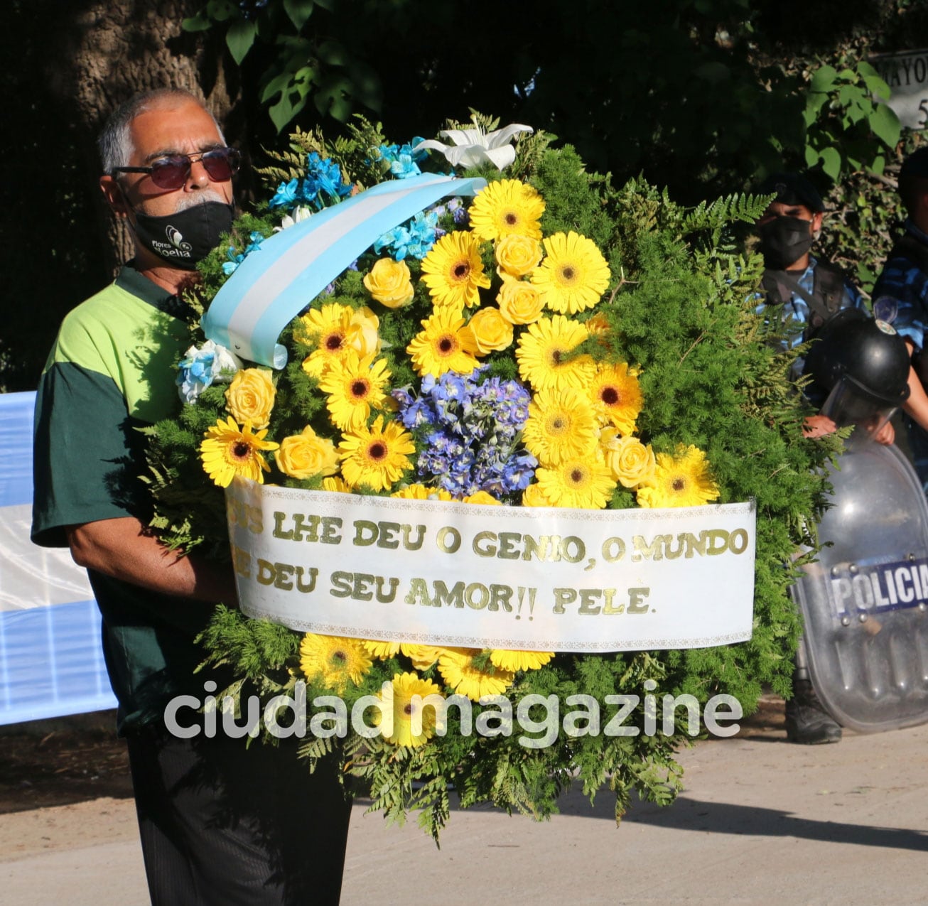 El último adiós a Diego Maradona. (Foto: Movilpress)