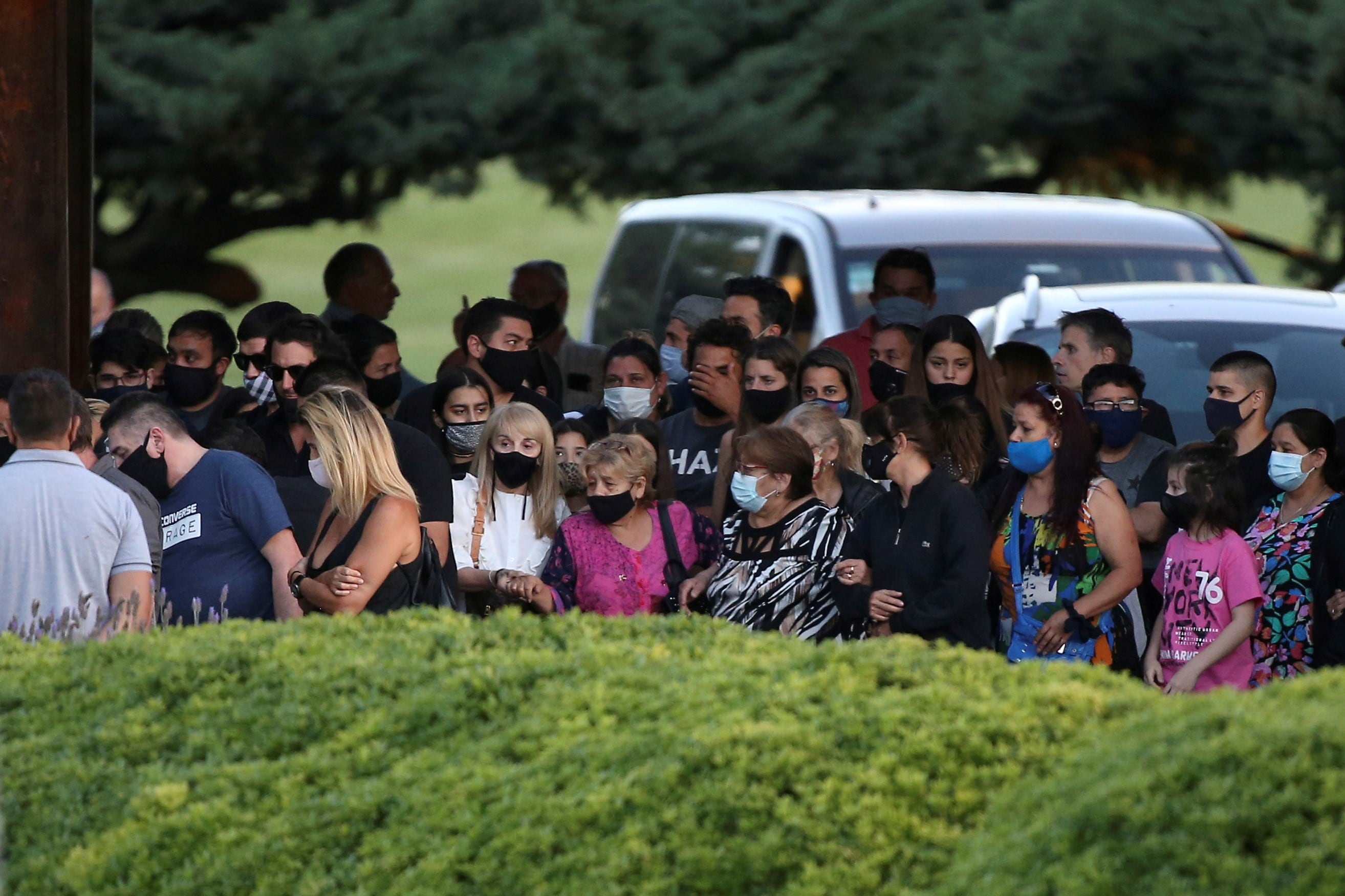 El último adiós a Diego Maradona. (Foto:Reuter)