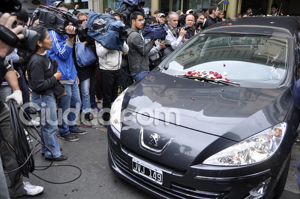 El último adiós a Ricardo Fort. (Foto: Jennifer Rubio - Ciudad.com)