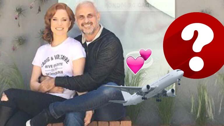 El viaje romántico de Agustina Kämpfer y Jorge Rial (Foto: Instagram)