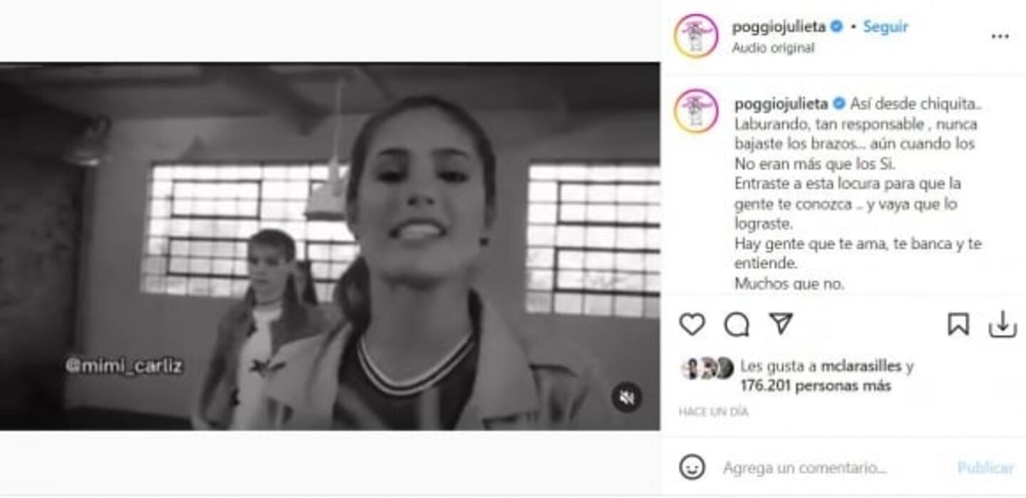 El video compilado de Julieta Poggio actuando de chiquita que se viralizó  en las redes | Ciudad Magazine