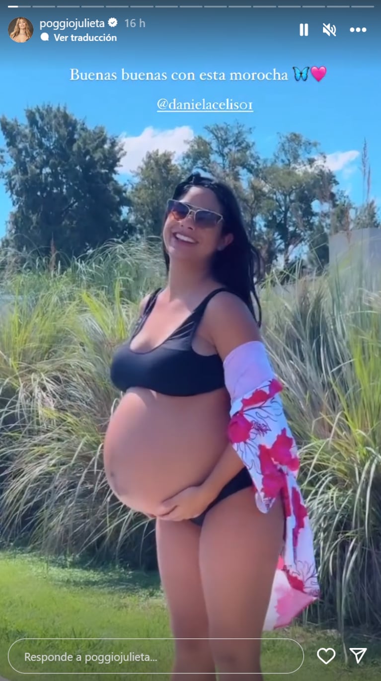 El video de Daniela Celis en bikini a días de dar a luz: “¿La última vez  que la vemos con pancita?” | Ciudad Magazine