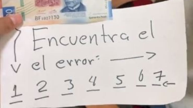 El video del momento: ¿Podés encontrar el error? 