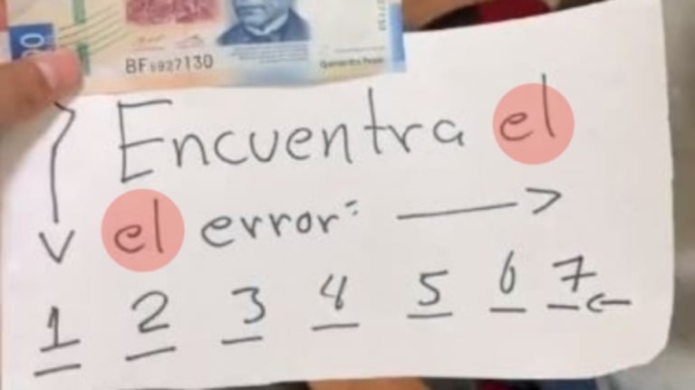 El video del momento: ¿Podés encontrar el error? 