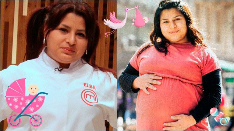 Elba, la ganadora de MasterChef, fue mamá. Foto: Web