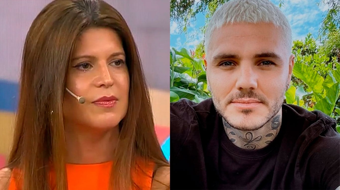 Elba Marcovecchio y Mauro Icardi (Fotos: captura de América y redes sociales).