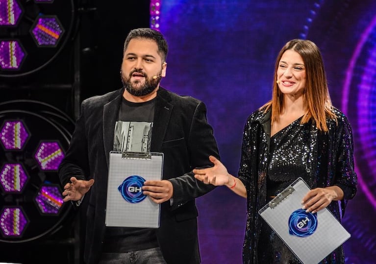 Eliana Dide y Agustín Gil (Foto: Canal 10)