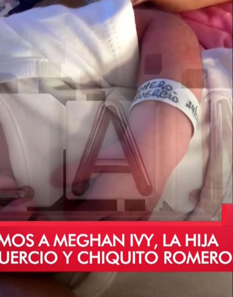 Eliana Guercio presentó a Meghan Ivy y explicó el porqué del nombre: "Lo elegimos por cómo se veía escrito"