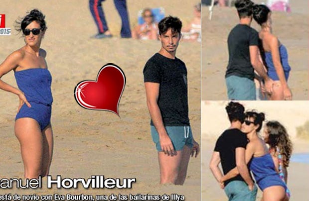 Emanuel Horvilleur: look playero y ¡manito indiscreta! con su novia. (Foto: Paparazzi)