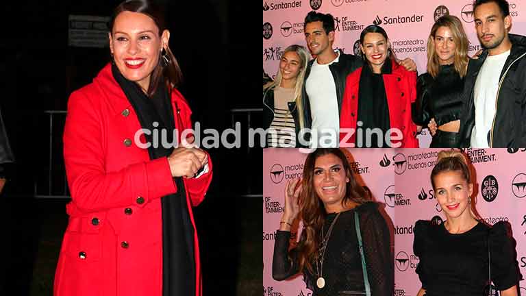 ¡Embarazo y diversión! Pampita lució su pancita en una salida con amigos y famosos