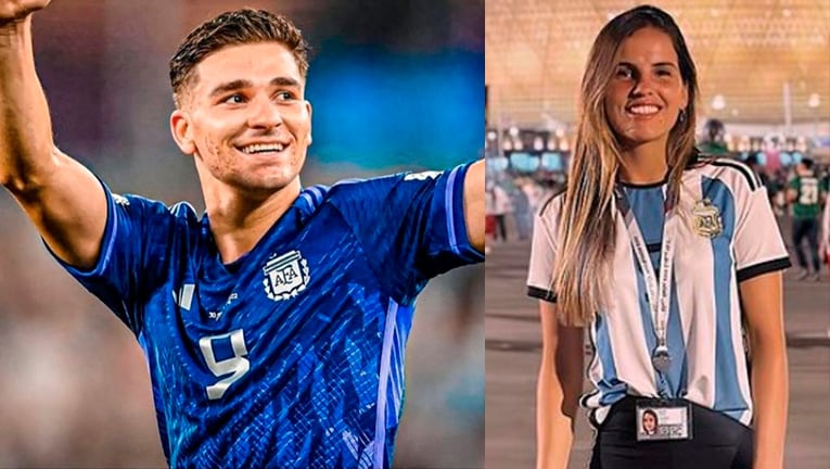 Emilia Ferrero, la novia de Julián Alvárez, le dedicó este dulce mensaje tras el triunfo de la Selección en el Mundial Qatar 2022.