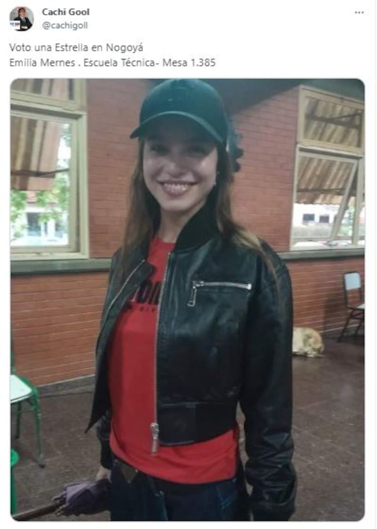 Emilia Mernes protagonizó una insólita recreación de memes (Foto: X)