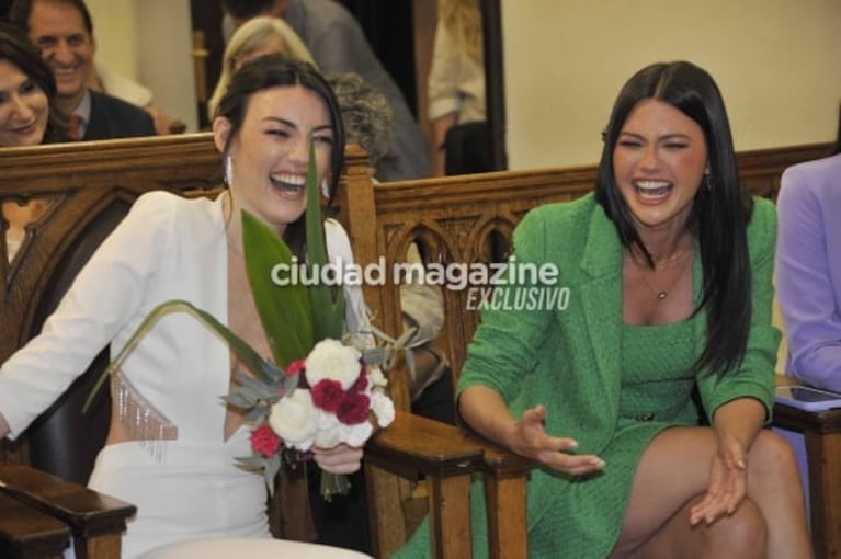 En fotos, el casamiento por civil de Inés, la hermana de Sofía Jujuy Jiménez