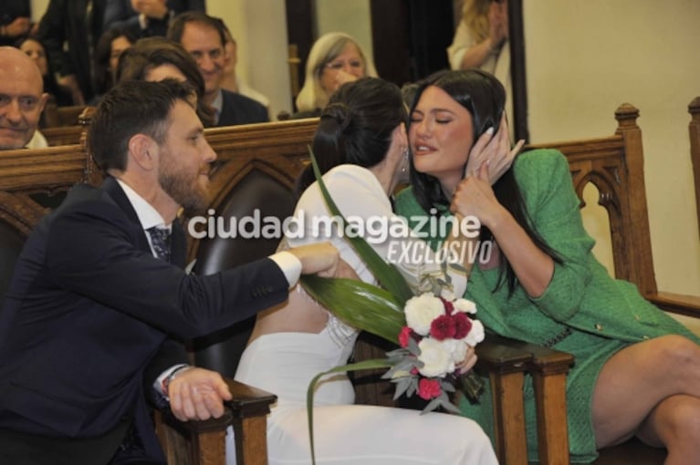 En fotos, el casamiento por civil de Inés, la hermana de Sofía Jujuy Jiménez