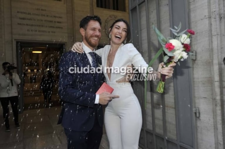 En fotos, el casamiento por civil de Inés, la hermana de Sofía Jujuy Jiménez