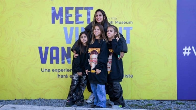 En fotos, los famosos en la exhibición Meet Van Gogh en el Campo de Polo