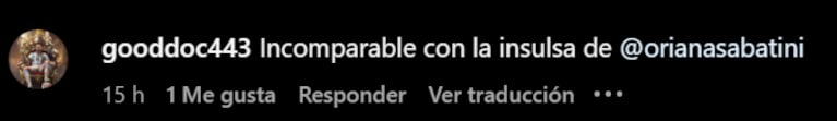 En las redes, apoyaron a Antonella y fulminaron a Oriana.