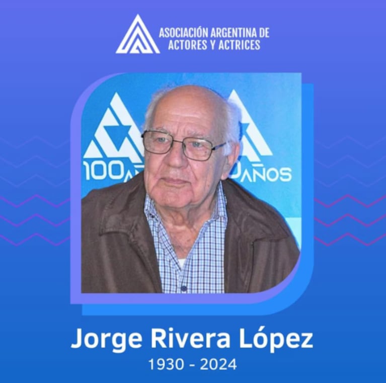 En las redes sociales despidieron a Jorge Rivera López.