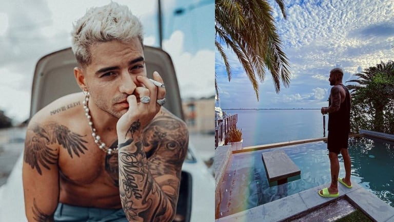 ¿En Medellín o en Miami? Maluma desorientó con sus posteos y despertó las críticas. 