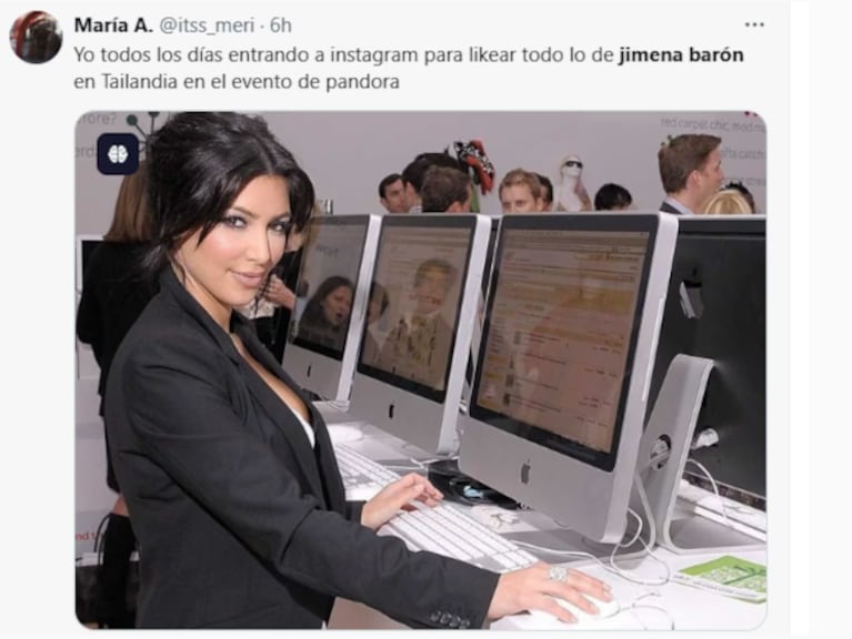 En X (Twitter) se declararon fans de Jimena.