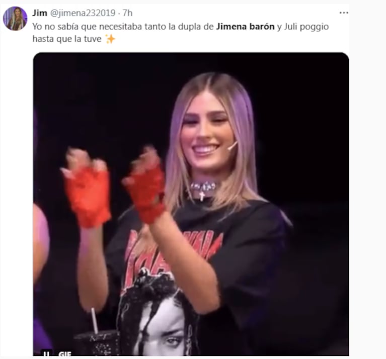 En X (Twitter) se declararon fans de Jimena.