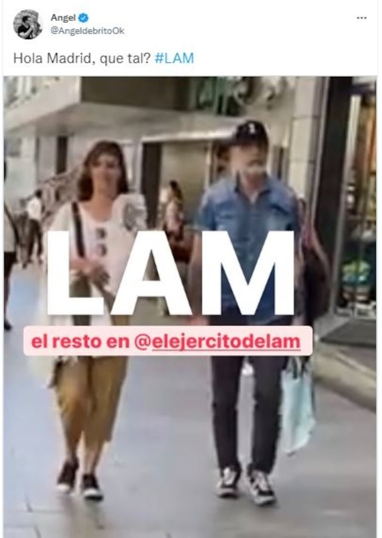 Encontraron a Jorge Rial y Josefina Pouso nuevamente juntos paseando por Madrid: "¿Estará por ahí el tercer amigo?"