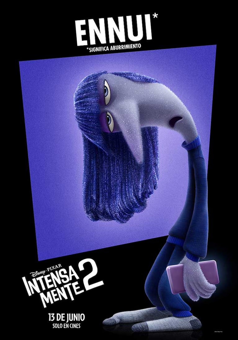 Ennui en Intensa-mente 2 (Foto: gentileza Disney-Pixar)