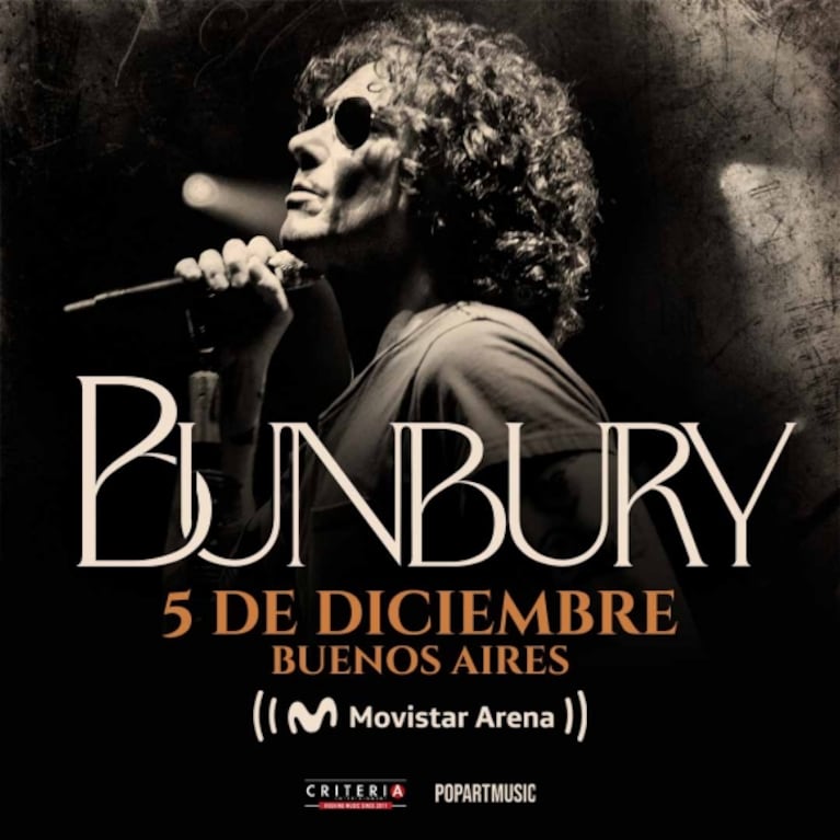 Enrique Bunbury vuelve a la música y a la Argentina:  anunció un show en el Movistar Arena