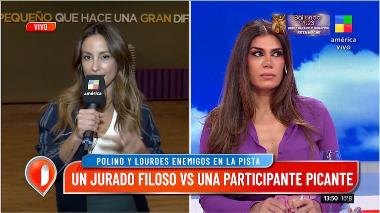 Escándalo en Intrusos: Lourdes Sánchez le pasó factura a Pampito, él se defendió ¡y se pelearon todos!