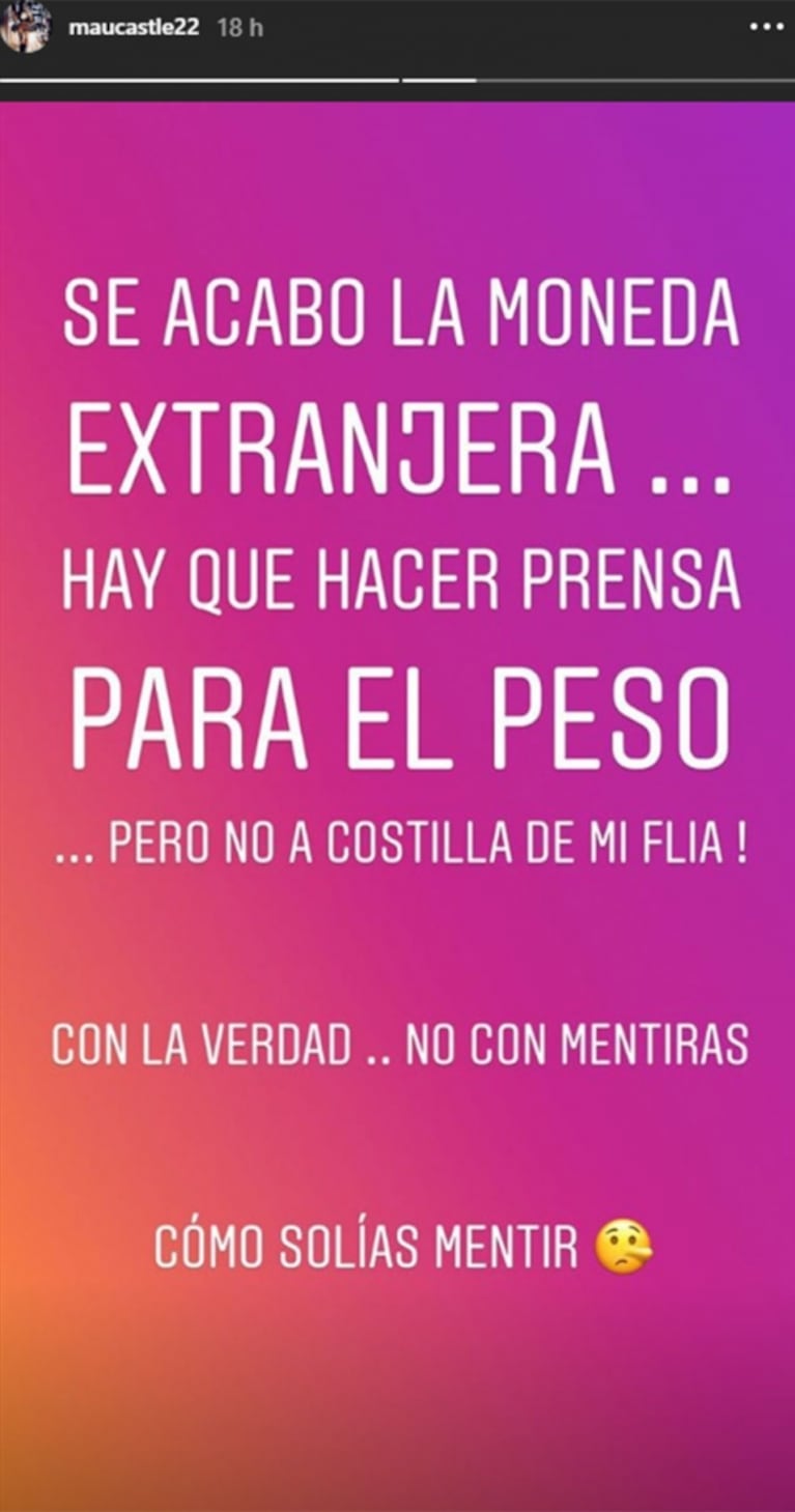 Escandalosos mensajes de la hermana del Kun Agüero contra Karina: "¿Mudita o mosquita muerta?"