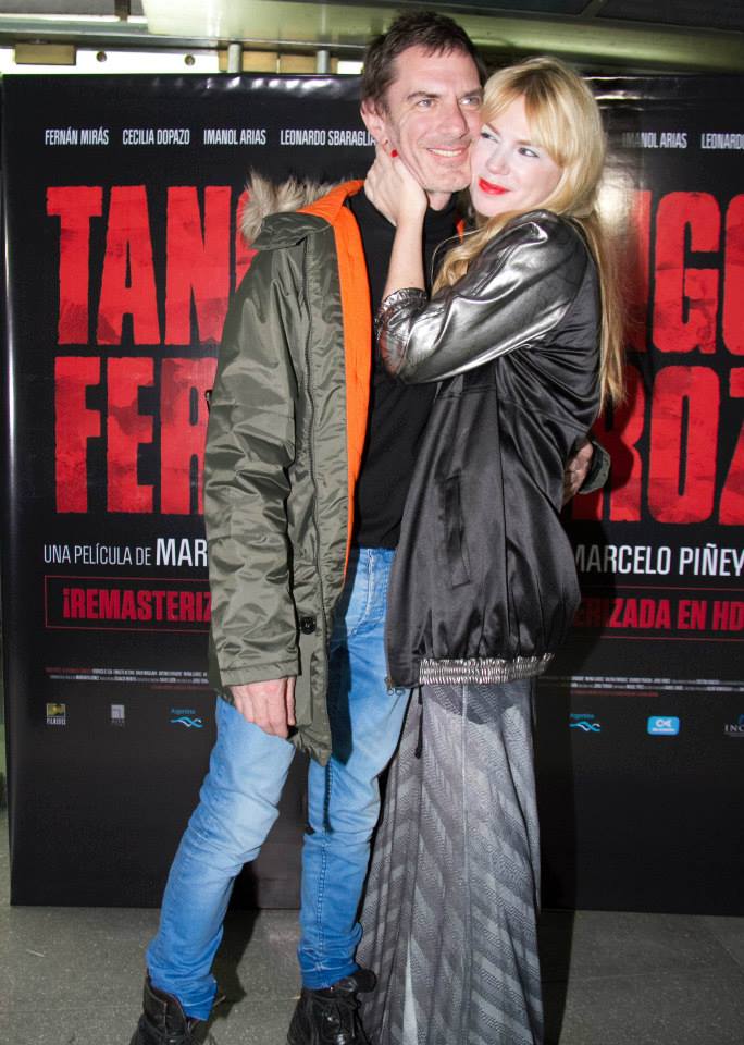 Esmeralda Mitre y Darío Loperfido, en la premiere de Tango Feroz. (Foto: Yanina Godoy - Punto Tiff)