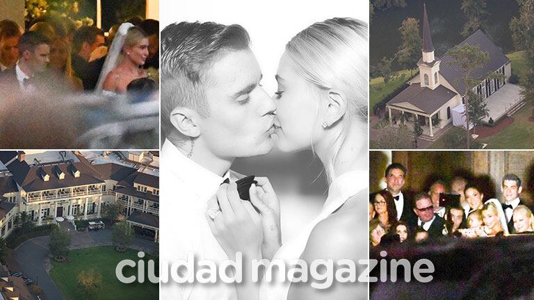 Espiá por dentro la millonaria boda de ensueño de Justin Bieber y Hailey Baldwin junto a mega famosos