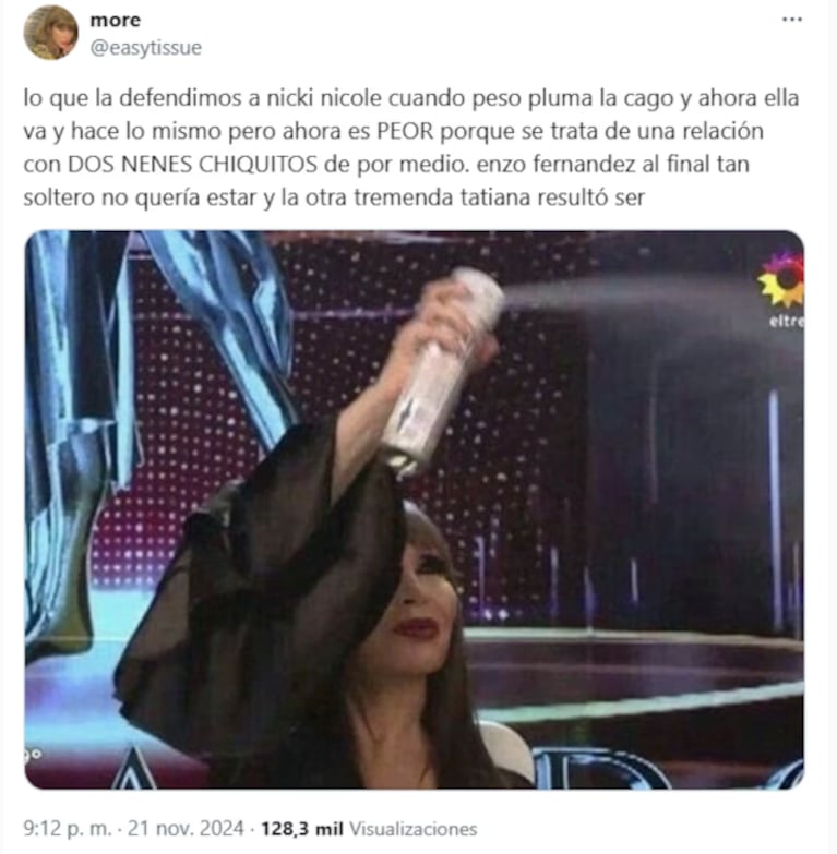 Estallaron los memes por el supuesto romance de Enzo con Nicki.