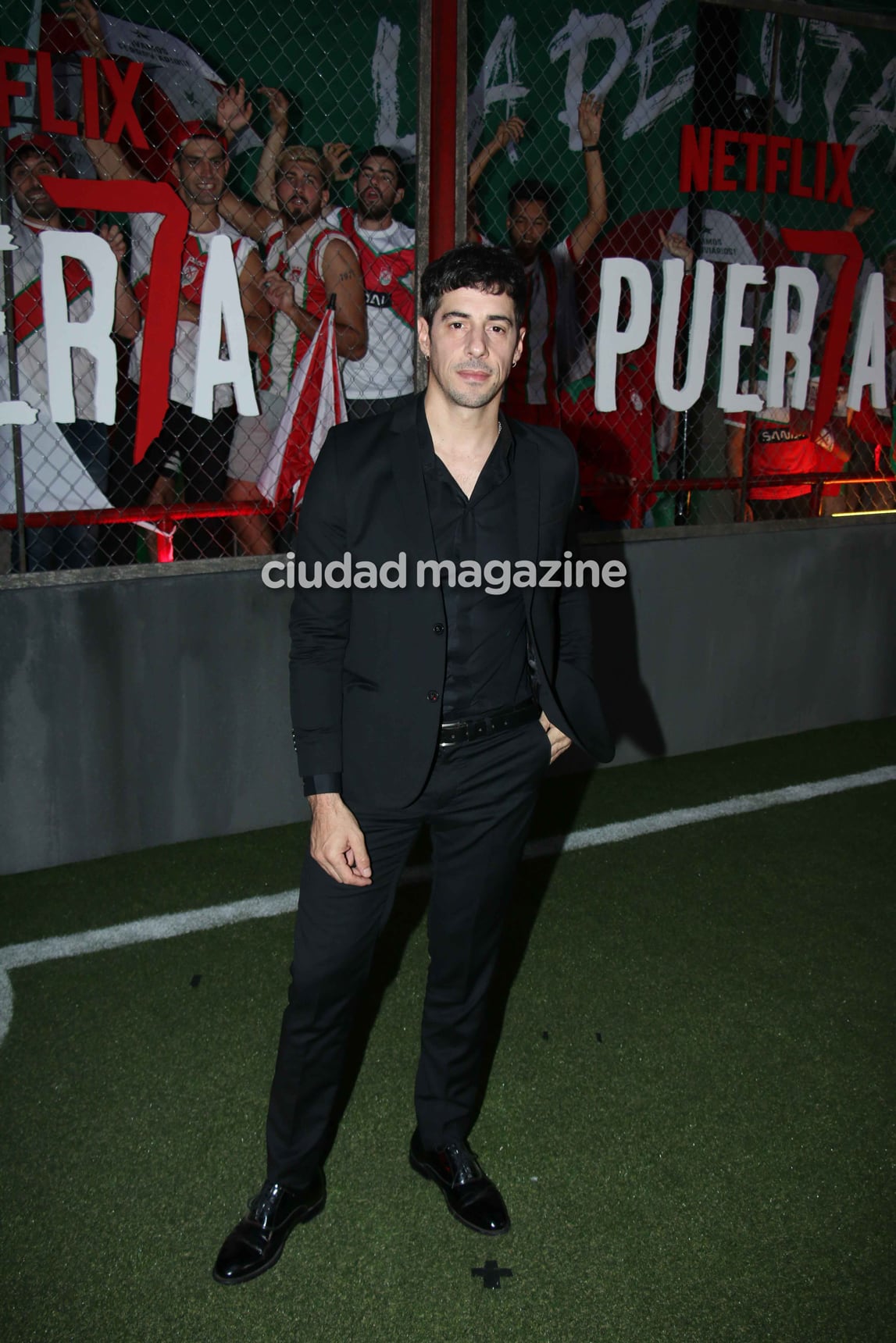 Esteban Lamothe en la presentación de Puerta 7, la ficción de Polka para Netflix. (Foto: Movilpress)