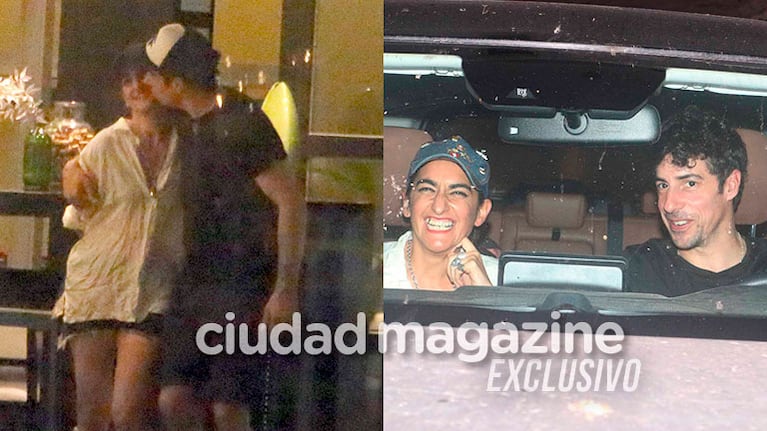 Esteban Lamothe y Charo López se mostraron por primera vez juntos. Fotos: Movilpress.