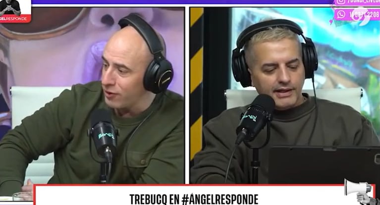 Esteban le contó a Ángel que está de novio.