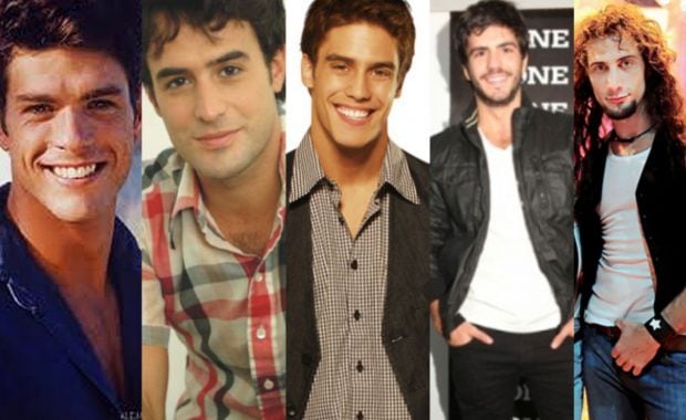 Estéban Pérez, Esteban Meloni, Juan Manuel Guilera,  Marco Antonio Caponi y Luciano Cáceres. (Fotos: Web)