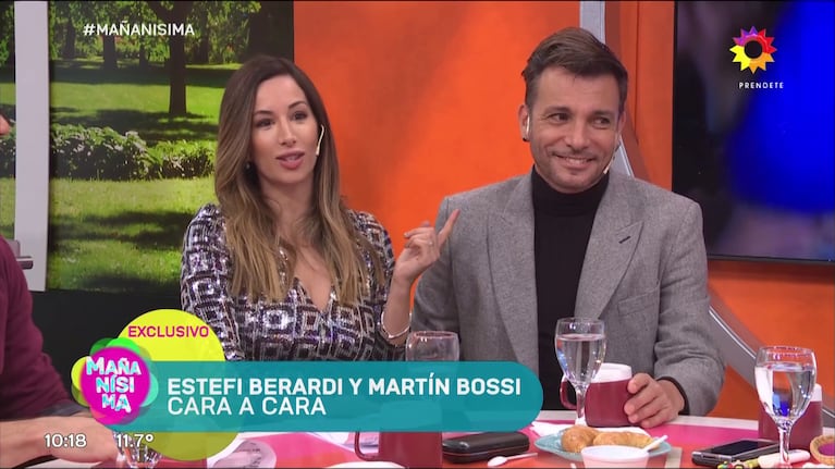Estefanía Berardi y Martín Bossi.