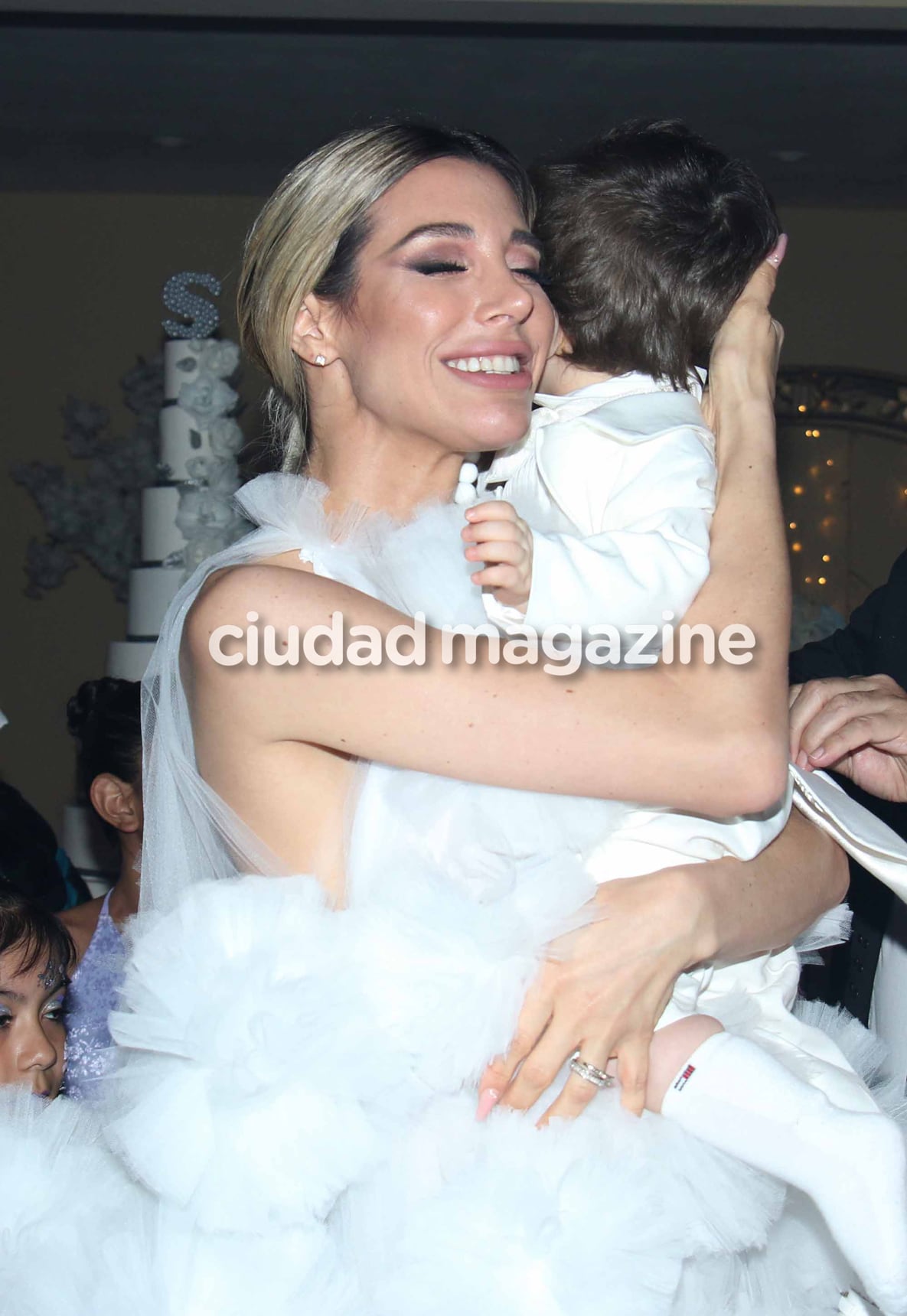 Estefanía Xipolitakis en el cumpleaños de Salvador Uriel. (Foto: Movilpress)