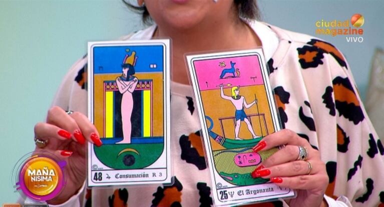 Estefi Berardi consultó el tarot para saber sobre su futuro laboral tras la abrupta renuncia a LAM