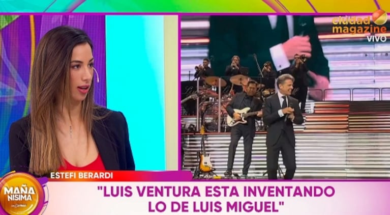 Estefi Berardi cruzó a Luis Ventura por una escandalosa versión: "Es un delirante, un maleducado porque inventa"