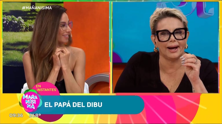 Estefi Berardi descolocó a Carmen Barbieri con un impertinente comentario y la conductora la ubicó en vivo