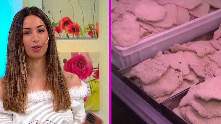 Estefi Berardi quedó impresionada con el precio de las milanesas